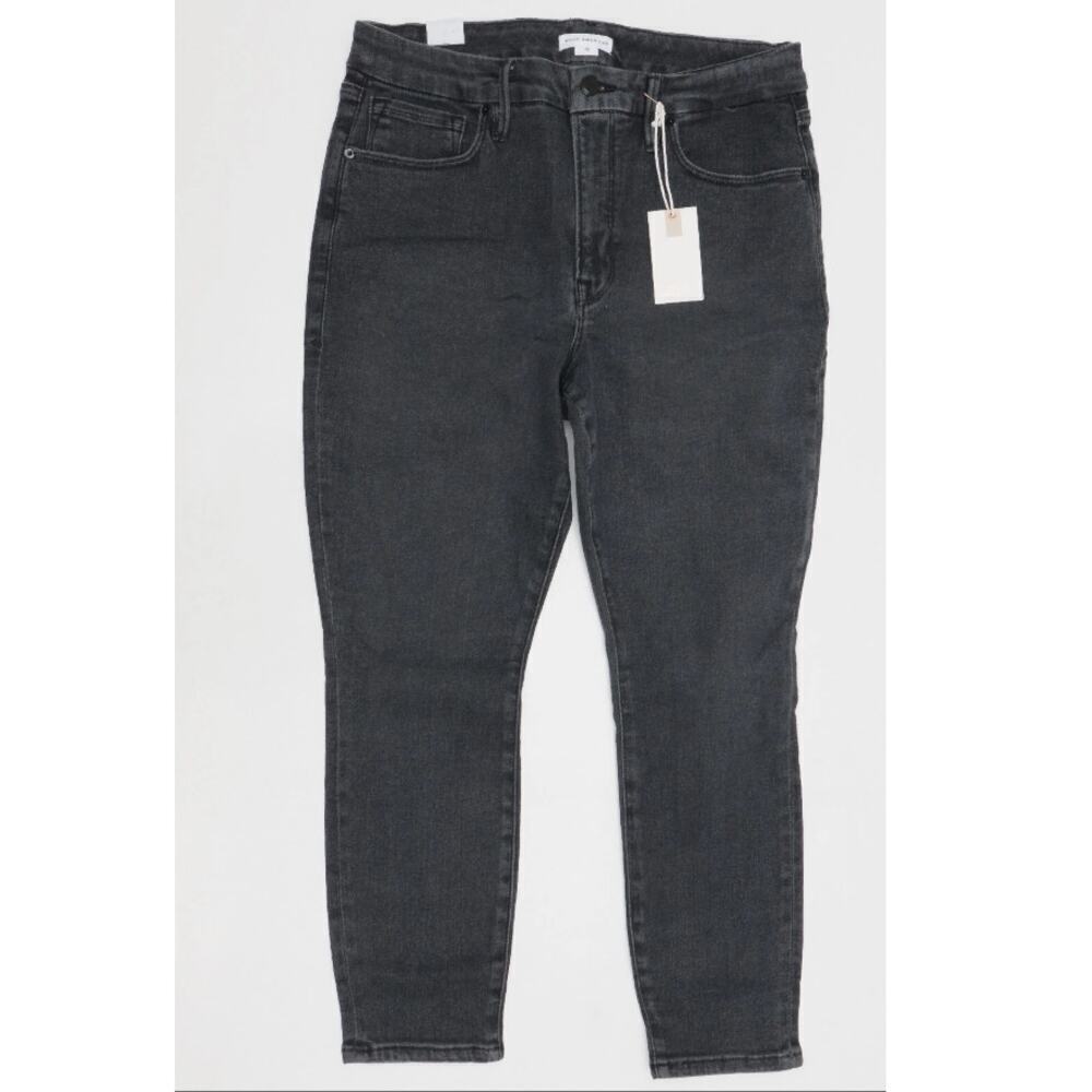 Good American Women's Black Good Petite Skinny Jeans Size 8